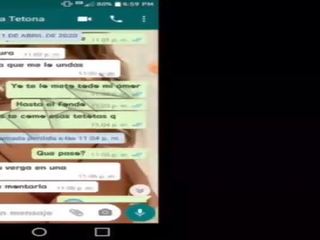 De meest rondborstig in de klas op een film call&comma; gekregen libidinous op whatsapp en de rest was recorded